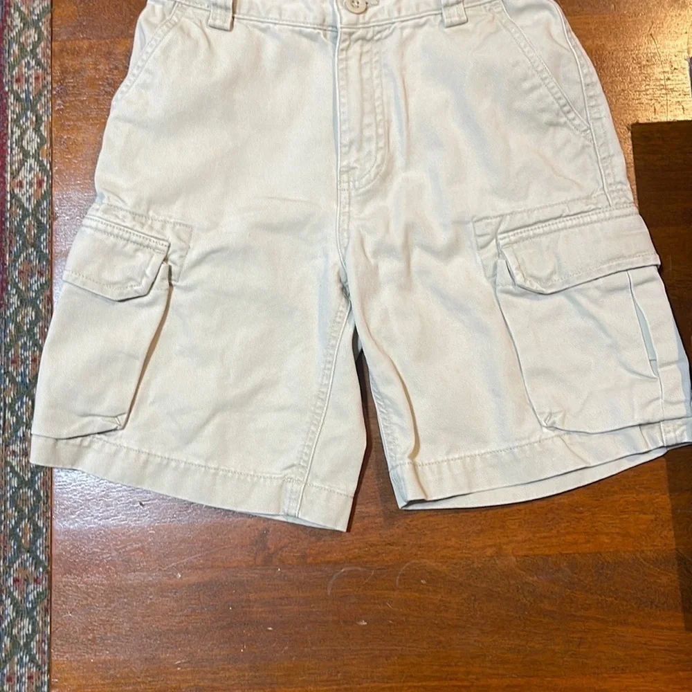 Ralph Lauren Tan Cargo Shorts Casual Style